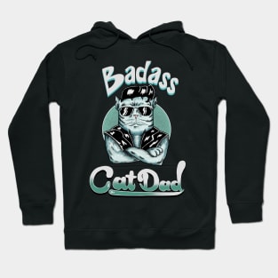 Badass Cat Dad Hoodie